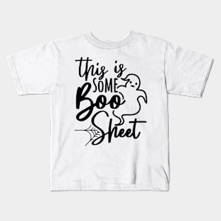 Boo Sheet Funny Halloween Saying Kids T-Shirt